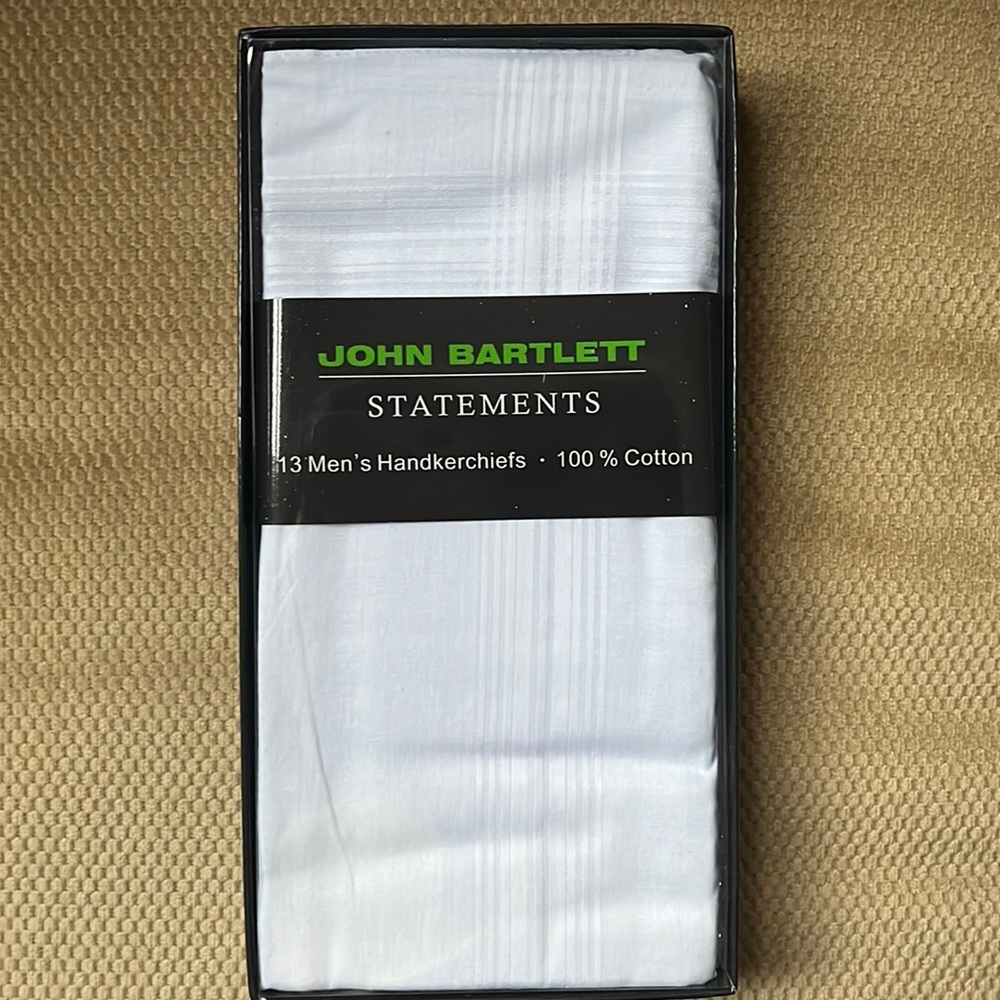 Pack of John Bartlett men’s handkerchiefs